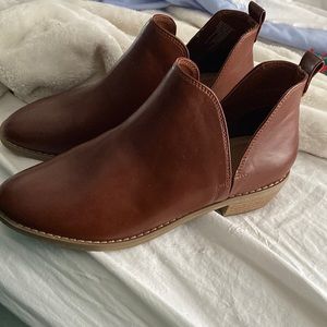 brown booties from target
